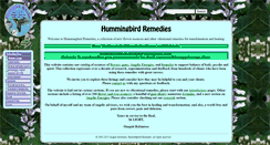 Desktop Screenshot of hummingbirdremedies.com