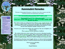 Tablet Screenshot of hummingbirdremedies.com